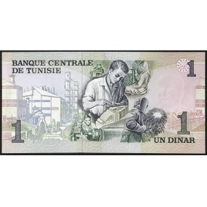 Tunisie, République (1957-date), 1 Dinar 15/10/1973