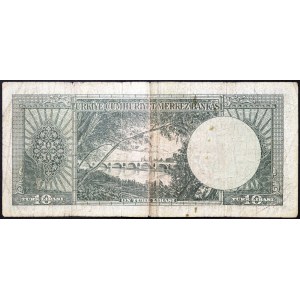 Turkey, Republic (1923-date), 10 Turk Lirasi 1930