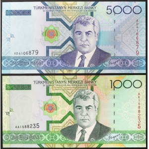 Turkmenistan, Repubblica (1993-data), Lotto 2 pezzi.