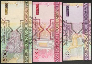 Turkmenistan, Repubblica (1993-data), Lotto 3 pezzi.