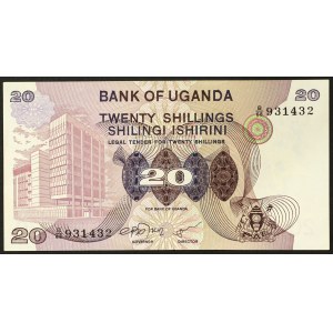 Ouganda, République (1963-date), 20 Shillings n.d. (1979)