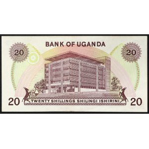 Uganda, Repubblica (1963-data), 20 scellini n.d. (1979)