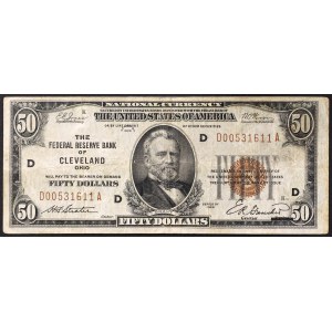 Stany Zjednoczone, 50 dolarów 1929