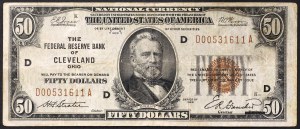 Spojené štáty, 50 dolárov 1929