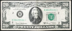 Stany Zjednoczone, 20 dolarów 1969 C