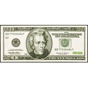 United States, 20 Dollars 1999