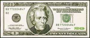 Stany Zjednoczone, 20 dolarów 1999