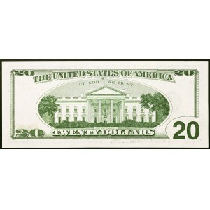 Spojené státy, 20 dolarů 1999
