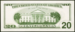 États-Unis, 20 dollars 1999