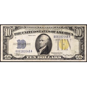 Spojené štáty, 10 dolárov 1934 A