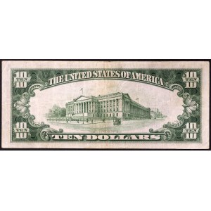 Spojené státy, 10 dolarů 1934 A