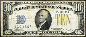 Spojené státy, 10 dolarů 1934 A