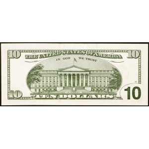 États-Unis, 10 dollars 1999