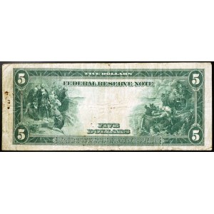 Spojené státy, 5 dolarů 1914