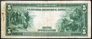 Spojené štáty, 5 dolárov 1914