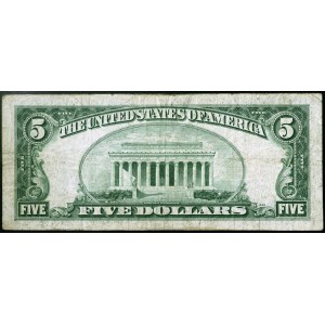 Stany Zjednoczone, 5 dolarów 1928 F