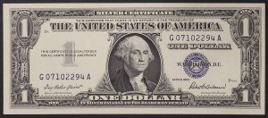 Spojené státy, 5 dolarů 1957 A