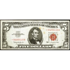 United States, 5 Dollars 1963