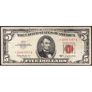 États-Unis, 5 dollars 1963