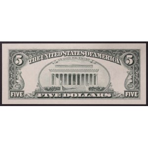 United States, 5 Dollars 1988
