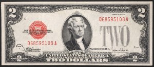 United States, 2 Dollars 1928 F