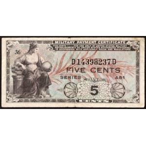 United States, 5 Cents n.d. (ca. 1951)