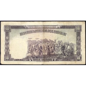 Uruguay, Repubblica (1830-data), 10 Pesos 14/08/1935