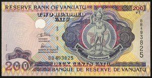 Vanuatu, Republika (1980-data), 200 Vatu b.d. (1995)