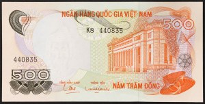 Vietnam, Südvietnam (1955-1975), 500 Dong n.d. (1970)