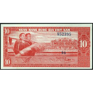 Vietnam, Jižní Vietnam (1955-1975), 10 Dong b.d. (1962)