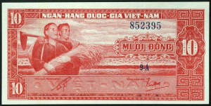 Vietnam, Vietnam del Sud (1955-1975), 10 Dong n.d. (1962)