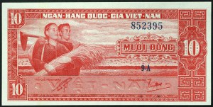 Vietnam, Jižní Vietnam (1955-1975), 10 Dong b.d. (1962)