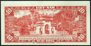 Wietnam, Wietnam Południowy (1955-1975), 10 Dong b.d. (1962)