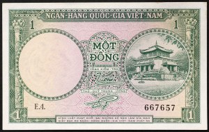 Vietnam, South Vietnam (1955-1975), 1 Dong n.d. (1955)