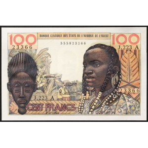 West African States, Federation, Ivory Coast A, 100 Francs 02/03/1965