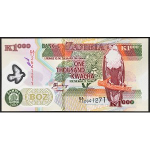 Zambie, République (1964-date), 1.000 Kwacha 2003