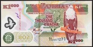 Zambie, republika (1964-data), 1 000 kwacha 2003
