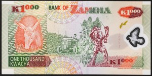 Zambia, republika (1964-dátum), 1 000 kwacha 2003