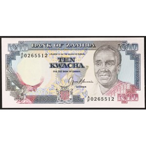 Zambia, Republic (1964-date), 10 Kwacha n.d. (1989-91)