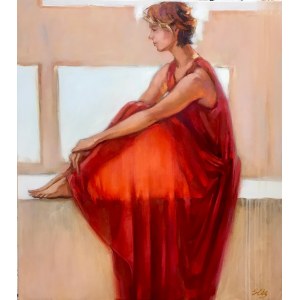 Eleanora BUBASHKINA (b. 1967), Red and white, 2024