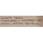 Agata Padol (geb. 1964), Begegnung mit Caspar, 2024