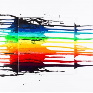 Urszula Koziel (b. 1977, Częstochowa), Rainbow Expression 17, 2024