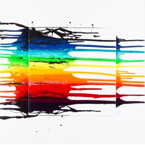 Urszula Kozieł (geb. 1977, Częstochowa), Rainbow Expression 17, 2024