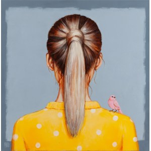Renata Magda (b. 1980, Rzeszow), Pink bird, 2023