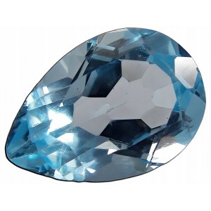 7,85ct - Naturalny Topaz - Niebieski