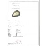 6,10ct - Natürlicher ungeschliffener Saphir Cert. 354_ Bewertung