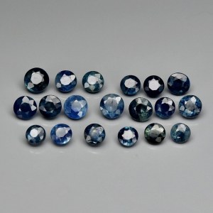 4,75ct - Naturalny Szafir - Komplet