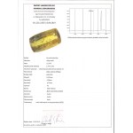 12,37ct - přírodní safír - velký exemplář - Cert. 223_1055 - ocenění