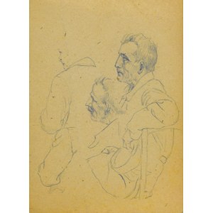Ludwik MACIĄG (1920-2007), Skizze eines sitzenden Mannes
