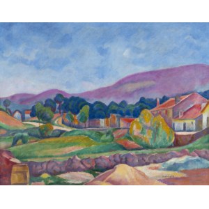 Jozef Pankiewicz (1866 Lublin - 1940 La Ciotat, France), Landscape from San Rafael I, 1915-16